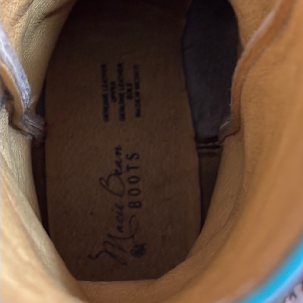 Macie Bean girls honeybunch cowgirl boots - Picture 3 of 7